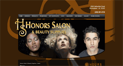 Desktop Screenshot of honorssalon.com